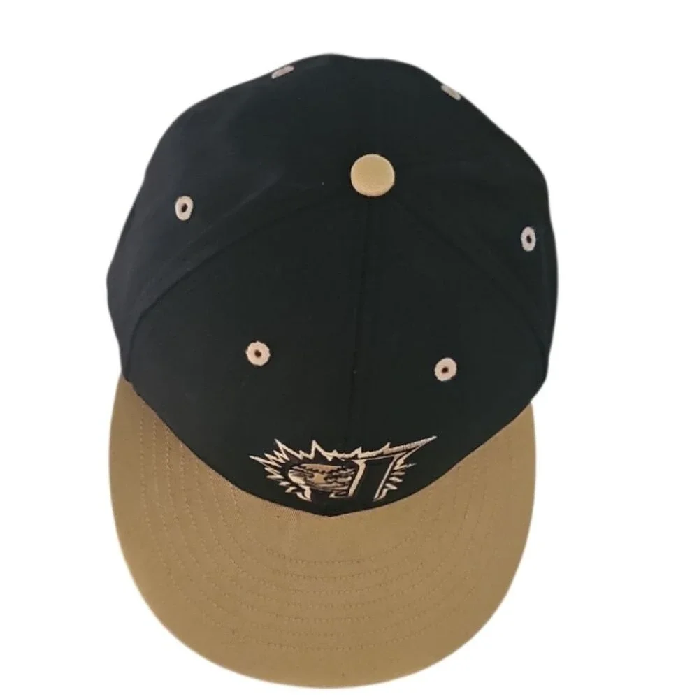 Jacksonville Suns Youth Snapback Hat 47 Brand MiLB Black Khaki Baseball Cap